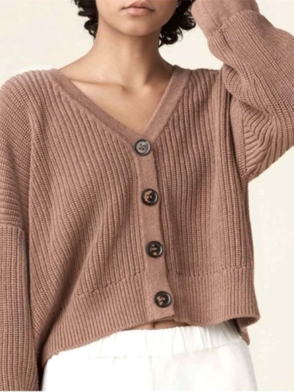 Vetta Chunky Cropped Cardigan